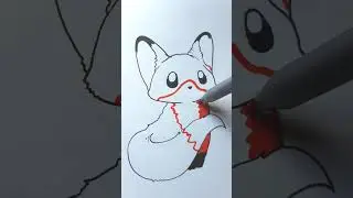 HOW TO DRAW A FOX (EASY) - Cute Fox Drawing (EASY)