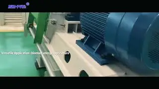 90KW Biomass Hammer Mill - Sawdust/Straw/Rice Husk Crushing Machine for Pellet Mill