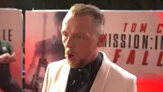 Mission Impossible Fallout MI6 SPECIAL EVENTS UK PREMIERE SOUNDBITE SIMON PEGG