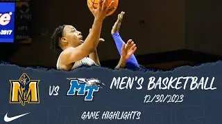 Murray State vs Middle Tennesse Highlights 12-30-2023 | Racers Men's Basketball