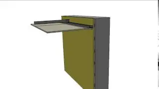 【BIM: Building Information Modeling】天井取合い：壁／天井＿天井付き目地（壁せっこう下地／打放しコンクリート下地）