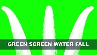 Free Green Screen water fall with sound Effects