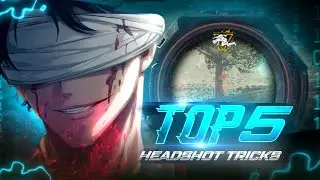 TOP 5 HEADSHOT TRICKS🤫 TIPS AND TRICKS IN TELUGU🤯 FREE FIRE MAX 