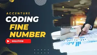 Accenture Coding Questions Solutions | Fine Number | Actual Accenture Coding Question #coding