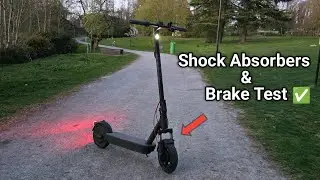 Xiaomi Electric Scooter 5 Shock Absorbers & Brake Test (Off Road)