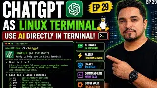 ChatGPT as a Linux Terminal 🤖 | Boost Productivity with AI | Advanced Linux Commands