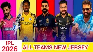 IPL 2026 : All Teams Official New Jersey Launch. 