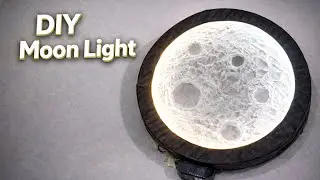 DIY Moon Light Lamp ✨ | Amazing Home Decoration Idea