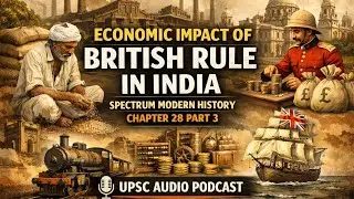 Economic Impact of British Rule in India | Spectrum Modern History Ch 28 Part 3 | UPSC Audio Podcast