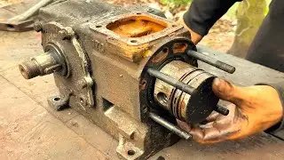 💡Genius Boy Restores And Repairs Old Water Pumps Using Diesel Engines