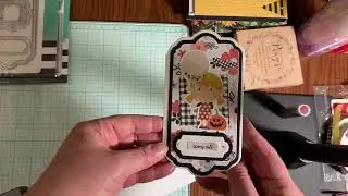 LDRS Mini Slimline Cards & Envelopes Using Simple Stories Happy Haunting Collection