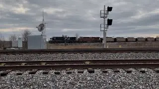 NS 8102 loops around the Princeton, IN coal mine 4:30 PM @Indiana-Railfanner 