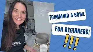 How To Trim A Bowl! For Beginners!