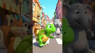 Animals race🐢🐘🦥|#shorts#viralshorts #cartoon #animals #funny