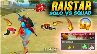 RAISTAR SOLO VS SQUAD 34 KILL⁉️🙀☠️@GyanGaming @RaiStar #freefire #ff #foryou #youtubefacts #gaming