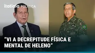 GENERAL MOURÃO FALA SOBRE SITUAÇÃO DE SAÚDE DE AUGUSTO HELENO, GENERAL PRESO POR TENTATIVA DE GOLPE