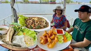 ញាំអាហារនៅមាត់ទឹក , Weekend with family in this beautiful outdoor space, enjoy experience the joy.