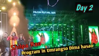 Shilpa Rao Program in Umrangso Dima hasao // Falcon Festival 2025 // Day 2