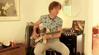 2015 Gretsch G6120SH-2T Brian Setzer Signature 2-Tone Hot Rod Hollow Body, (Tuxedo Black), Part1