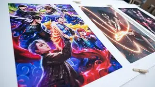 🎬📺BTS WONDER WOMAN PSYLOCKE | SIDESHOW ART PRINT