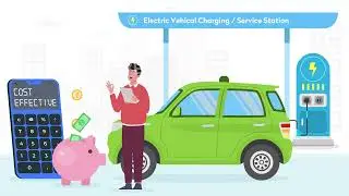 ⚡ Driving the Future | Electric Vehicle Innovation in 2D Animation 🚗🔋