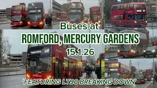 Buses at Romford Mercury Gardens - 15.01.26