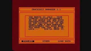 Amstrad CPC 6128 Real Tape: Tracksuit Manager