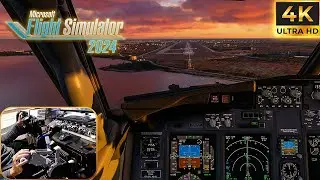 Flight Simulator 2024 | PMDG 737-800 Full Realistic Approach into Brindisi! | PMDG 737-800 4K
