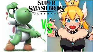 Super Smash Bros Ultimate: Yoshi vs. Bowsette