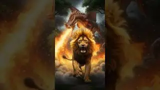 Jungle ka Raja Sher| Dragon or lion ki fight #story #cartoon #animation #moralstories #kahani