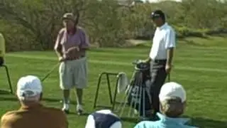 Miller Barber telling stories at Grayhawk Golf Club with Stan Utley