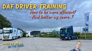 Back to school.. DAF Driver Training “Het Nieuwe Rijden” with my new DAF XG480  🚛😎