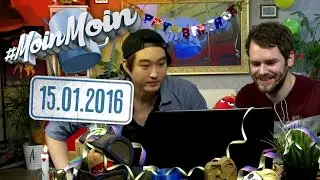 #MoinMoin mit Budi und Gunnar | #Gebohnstag, Live-Einkaufen, Gunnars Bankdaten | 15.01.2016|