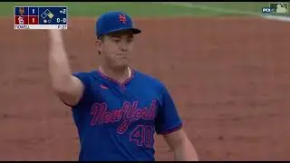 NYM@STL: Blade Tidwell's first strikeout of MLB career