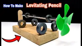 How to Make a Levitating Pencil | DIY Levitation Pencil | Science Project | Classy Inventor