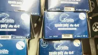 Spade poly thread whole sale whole sale transport all india contact .  9137517793