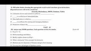 2nd Puc computer science model question paper -1.  2023