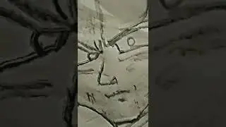Goku SSC drawing #youtubeshorts #drawing #hardwork