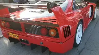 Ferrari F40 LM exhaust sound