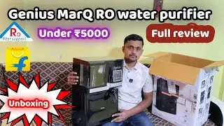 Genius MarQ Ro water purifier || best ro water purifier under Rs5000 || Ro+UV+Copper water purifier 