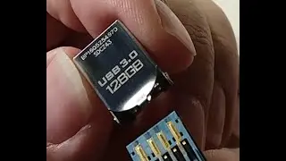 Zerlege Video: mein SanDisk Ultra Fit 128 GB USB 3.0 Stick ist den Hitzetod gestorben