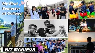 🍁My First Semester at NIT MN...🕊 | Hostel Life with friends | Adventure,laughter,tears & growth