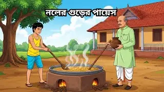 Rupkothar Golpo Cartoon: নলের গুড়ের পায়েস | Bengali Moral Story
