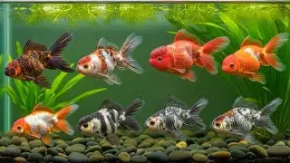 Top 8 Ryukin Goldfish Types You Need to See! #Goldfish #RyukinGoldfish #FancyGoldfish #AquariumFish