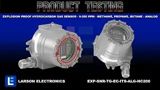 Explosion Proof Hydrocarbon Gas Sensor - 0-200 ppm - Methane, Propane, Butane - Analog