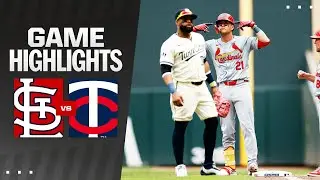 Cardinals vs. Twins Game Highlights (8/25/24) | MLB Highlights