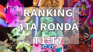 RANKING|Todas las presentaciones de la cuarta ronda T1-T7|¿Quién es la máscara?