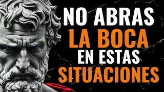 10 SITUACIONES EN LAS QUE DEBES MANTENER LA BOCA CERRADA Estoicismo de Marco Aurelio   ESTOICISM