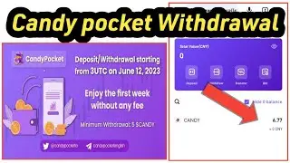 Candypocket Withdrawal ✅ candy pocket থেকে উইথড্র করুন trust wallet or Coinw Exchange