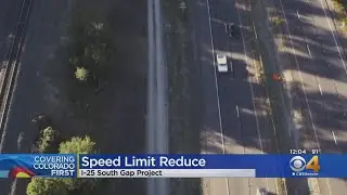 Speed Limit Reduction For I-25 South Gap Project
